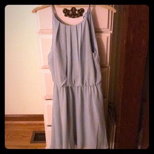 Blue Chiffon Dress